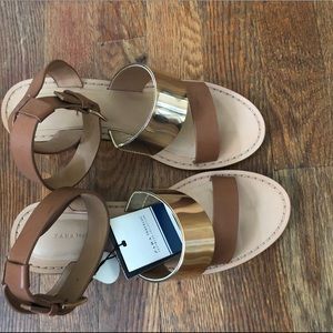 New with Tags Zara Sandals